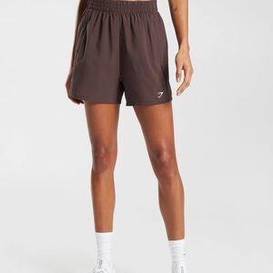 Woven Pocket Shorts - Chocolate Brown